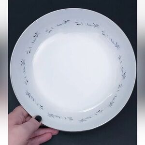 Vintage Crown Melody Tulip China Serving Bowl Floral Cottage Core Minimalist